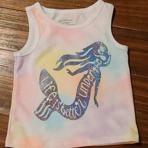 Girls tye dye tank top size 2T custome